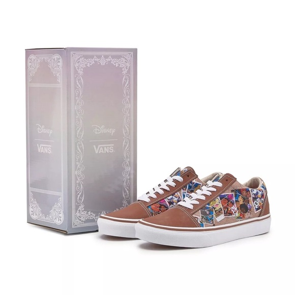 Vans Disney x Old Skool 'Scrapbook' Multi-Color Women’s Size 6 NEW SHIPS FAST - Picture 7 of 10